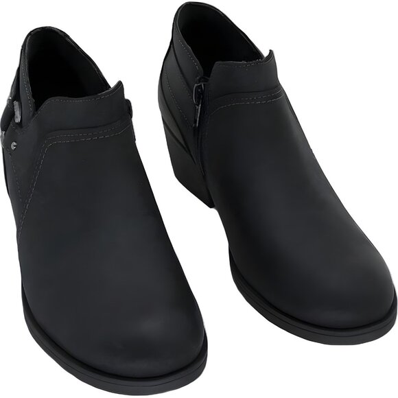Clarks Charleton Grace Buckle Ankle Booties Black Women's US 7M - Picture 1 of 6